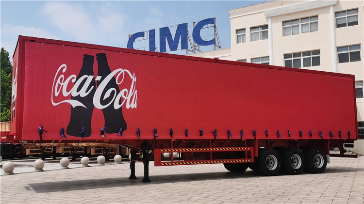 CIMC 3 Axle Curtain Side Trailer for Sale In Jamaica - CIMC VEHICLE