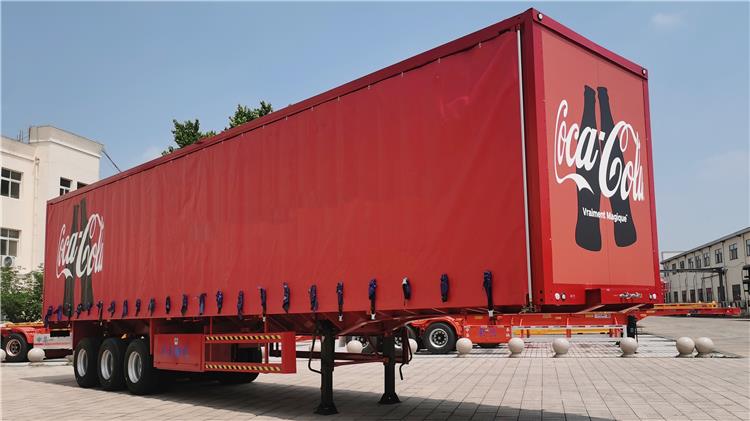 CIMC 3 Axle Curtain Side Trailer for Sale In Jamaica - CIMC VEHICLE