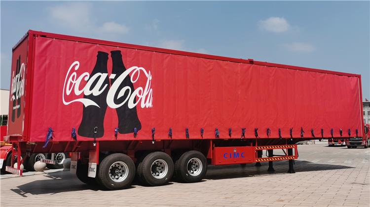 CIMC 3 Axle Curtain Side Trailer for Sale In Jamaica - CIMC VEHICLE