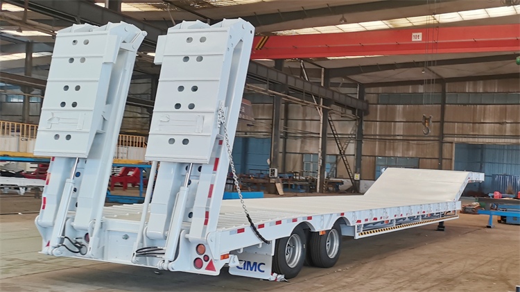 CIMC 2 Axle 80 Ton Low Bed Truck Trailer for Sale | CIMC VEHICLE
