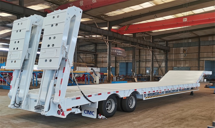 CIMC 2 Axle 80 Ton Low Bed Truck Trailer for Sale | CIMC VEHICLE