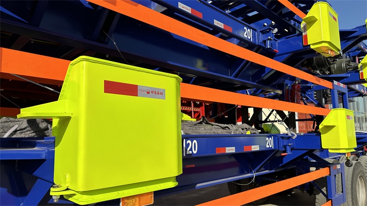 CIMC 2 Axle 40 ft Terminal Bomb Cart Trailer for Sale In Mongolia