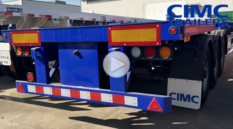 CIMC Container Trailer for Sale | 40ft Container Chassis Trailer
