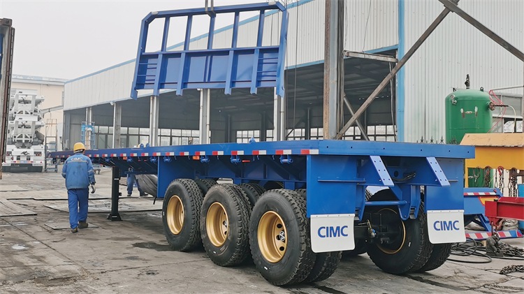 CIMC 40 Ft Flat Bed Truck Trailer for Sale in Tanzania