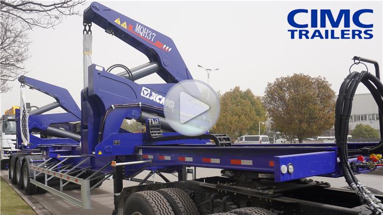 CIMC 40 ft Side Loader Container Trailer for Sale In Guyana | CIMC Trailers
