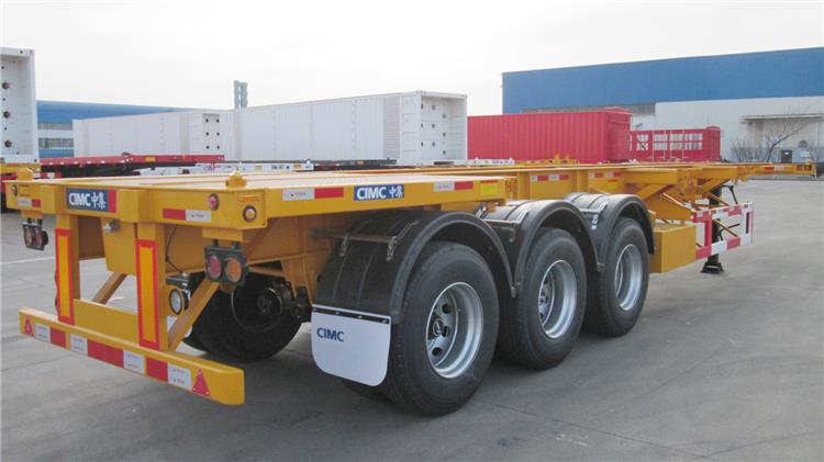 CIMC 40 ft Skeletal Semi Trailer for Sale In Madagascar