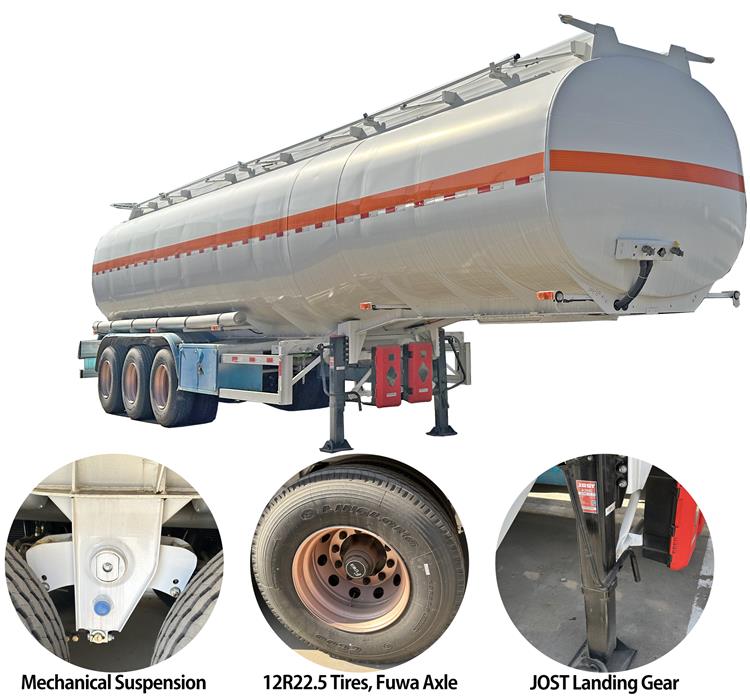 CIMC Aluminium Fuel Tanker Aluminium for Sale In Tanzania | CIMC Semi Trailer
