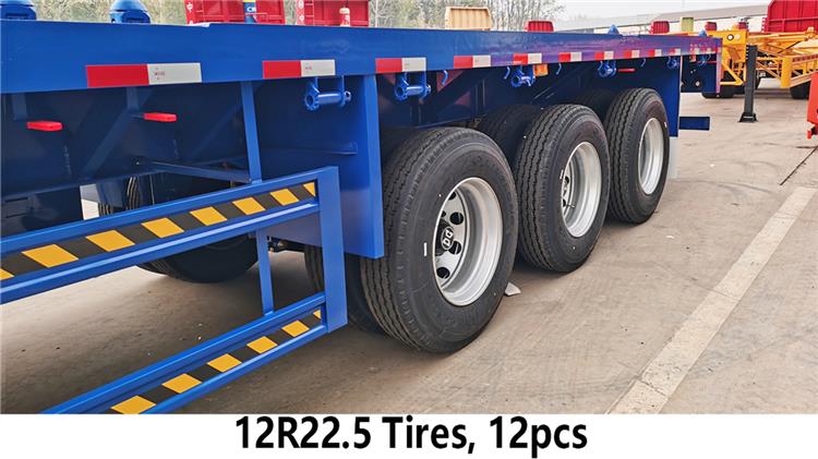 CIMC 40 Foot Flatbed Trailer for Sale | Flatbed Trailer Price | CIMC Semi Trailer