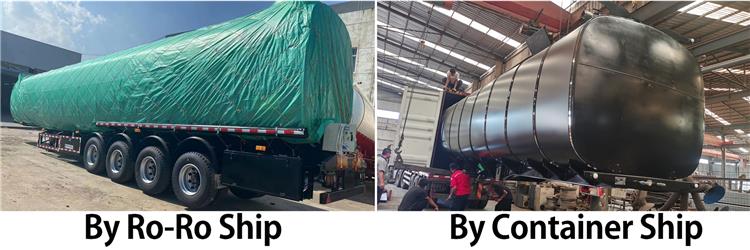 CIMC 35000 Liters Bitumen Tanker Trailer for Sale In Tanzania