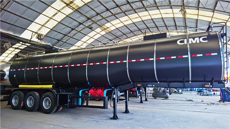 CIMC 35000 Liters Bitumen Tanker Trailer for Sale In Tanzania