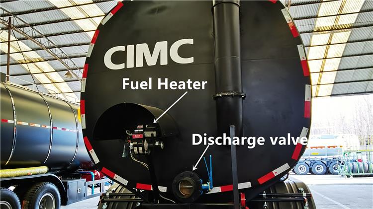 CIMC 35000 Liters Bitumen Tanker Trailer for Sale In Tanzania
