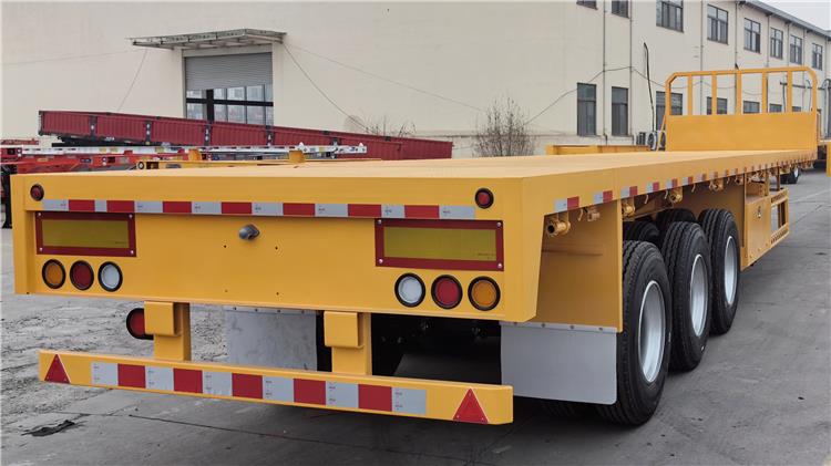 CIMC 12.5m Flatbed Trailer with Front Wall for Sale In Zimbabwe Harare