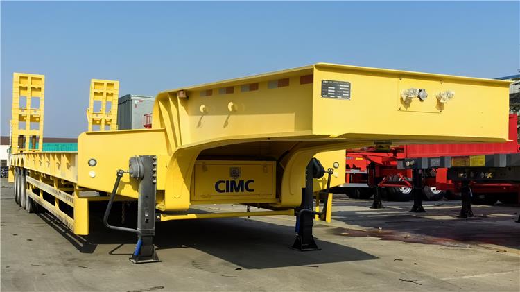 CIMC 4 Axle 100 Ton Low Loader Trailer for Sale In Angola
