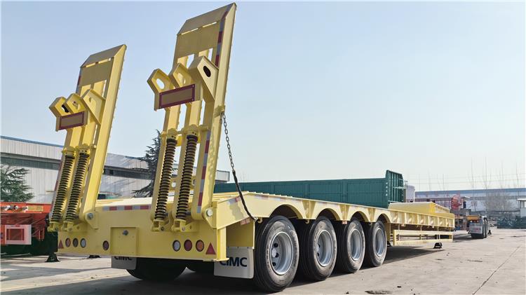 CIMC 4 Axle 100 Ton Low Loader Trailer for Sale In Angola