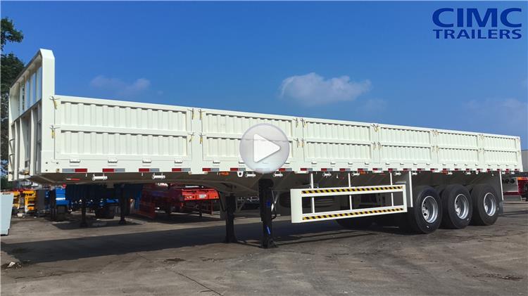 CIMC Tri Axle 60T Side Wall Trailer for Sale In Sudan