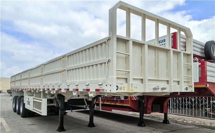 CIMC 80 Ton High Drop Sided Trailer for Sale In Tanzania