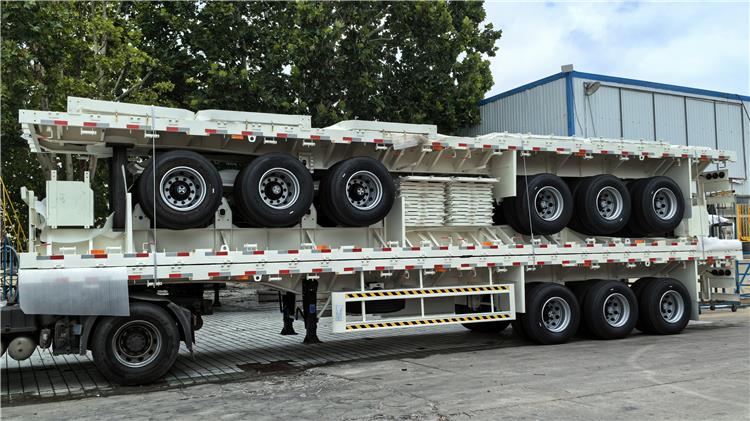 CIMC 80 Ton High Drop Sided Trailer for Sale In Tanzania