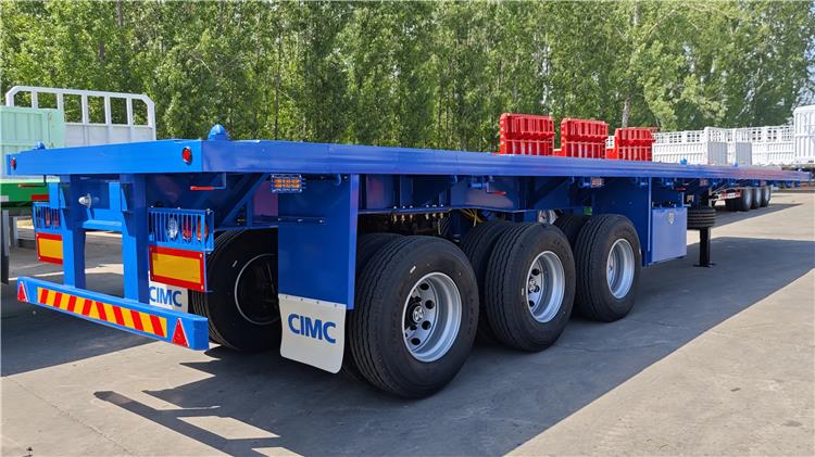 Triple Axle Flat Deck Trailers for Sale In Djibouti