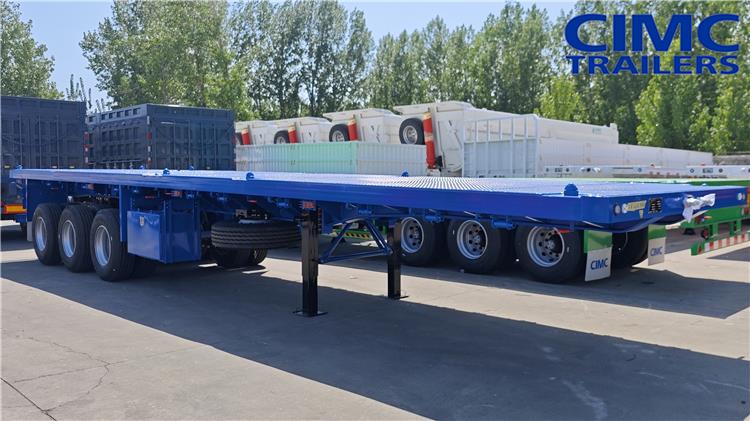 Triple Axle Flat Deck Trailers for Sale In Djibouti