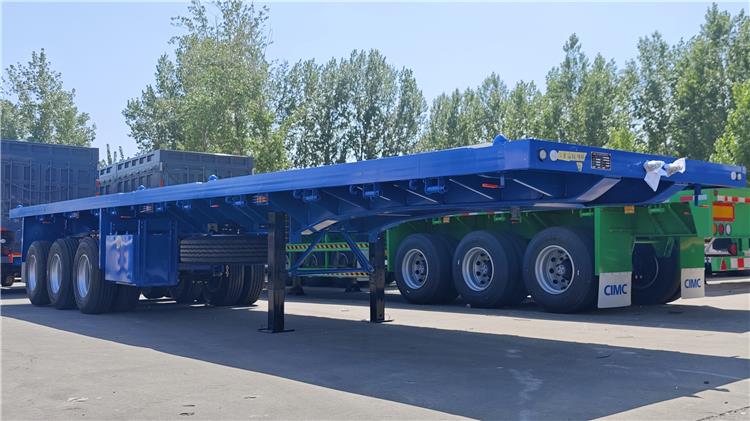 Triple Axle Flat Deck Trailers for Sale In Djibouti