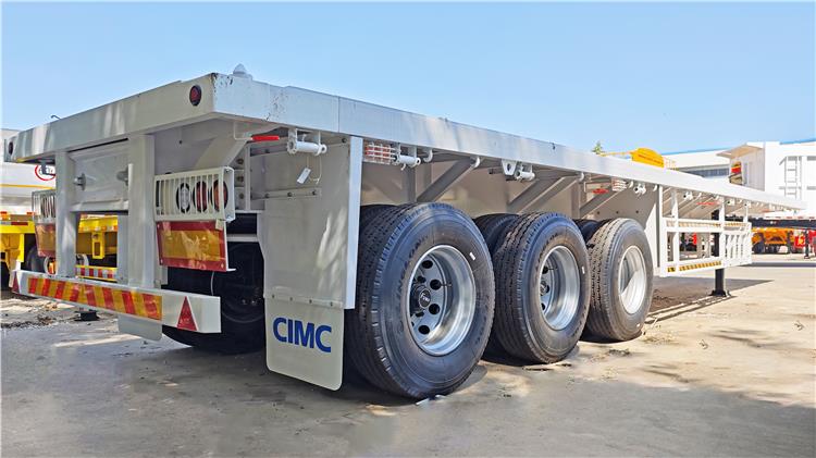 CIMC 13m Flatbed Truck Trailer for Sale In Saudi Arabia