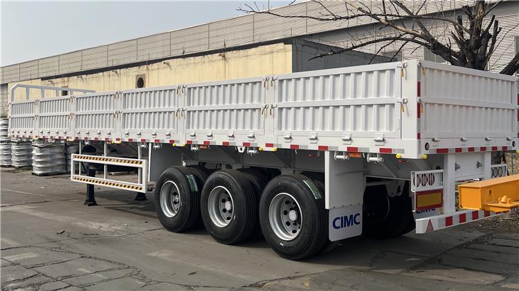 CIMC Tri Axle Drop Side Wall Trailer for Sale In Zimbabwe