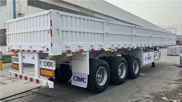 CIMC Tri Axle Drop Side Wall Trailer for Sale In Zimbabwe