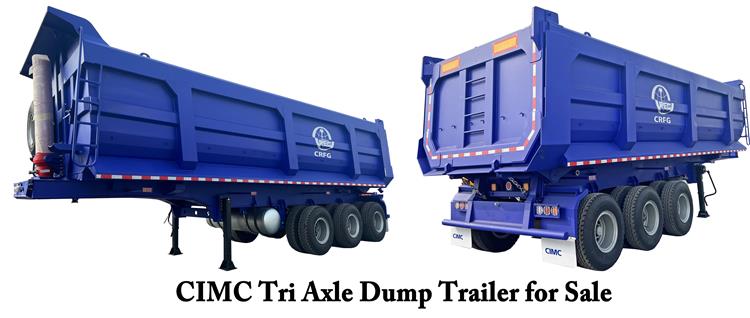 CIMC 35CBM Dump Trailer for Sale In Bolivia