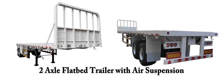 CIMC 2 Axle Flat Deck Trailer for Sale In Jamaica