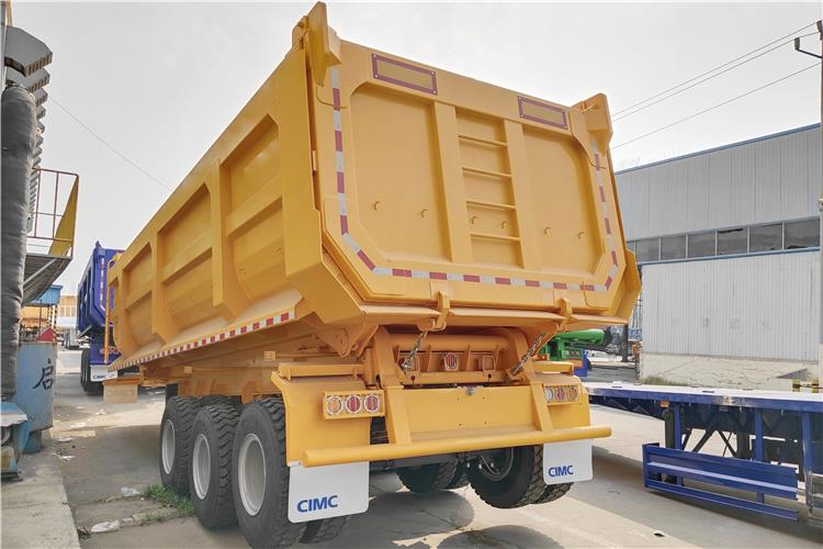 CIMC 3 Axle 60 Ton Dump Semi Trailer for Sale In Tanzania