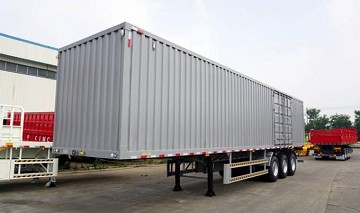 Axle 40ft Enclosed Van Cargo Box Truck Semi Trailer CIMC Trailers