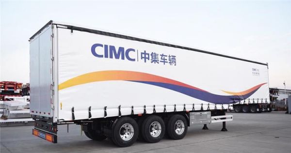 CIMC 3 Axle 40ft Curtain Side Trailer for Sale
