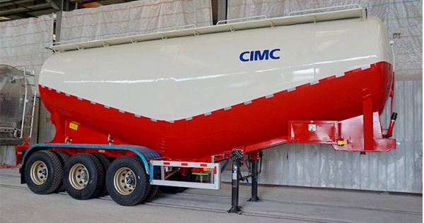 CIMC Tri Axle 35ton Powder Tanker Trailer for Sale in Sudan