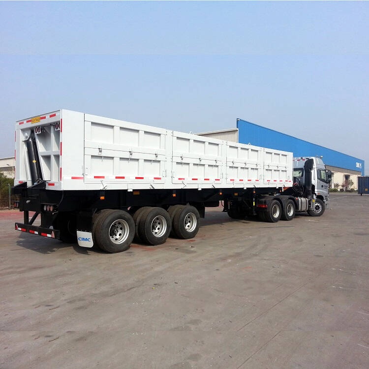 CIMC 40 cubic meter side dump semi trailer