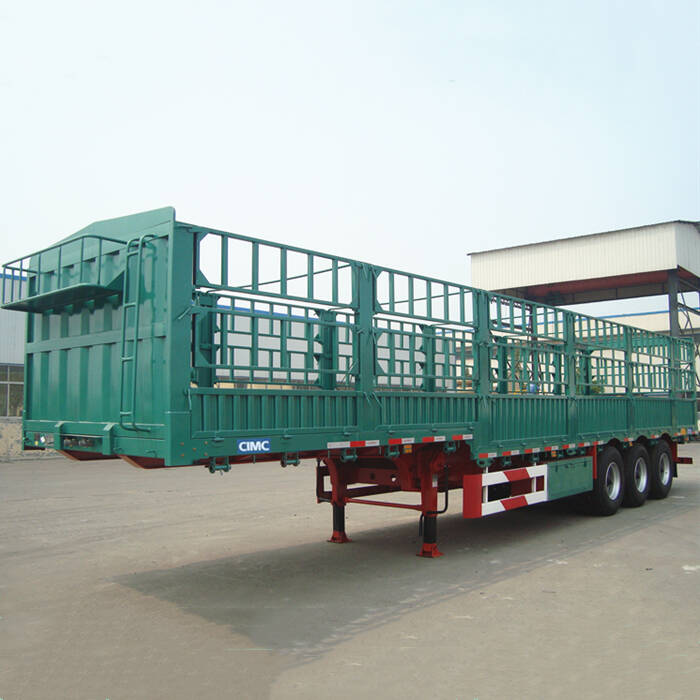 CIMC Gooseneck Fence Semi Trailer