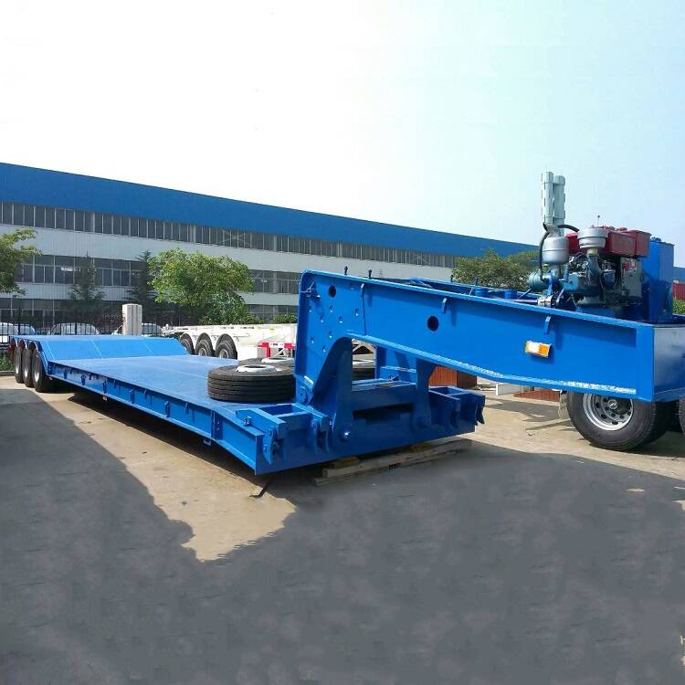 CIMC 60-80 Ton Gooseneck Lowboy Trailer