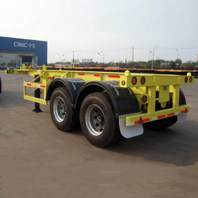 CIMC 2 Axle Seaport Container Trailer