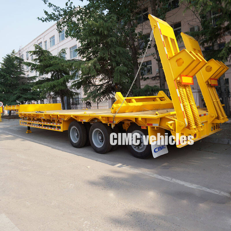 3 Axles Drop Deck Trailer