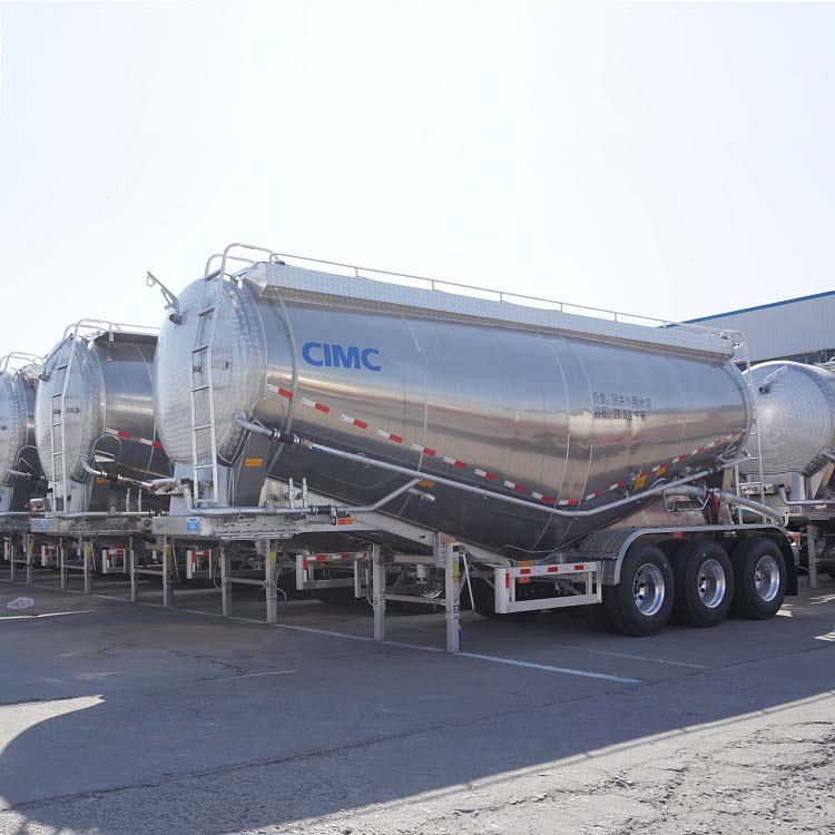 CIMC Aluminum Alloy Cement Bulker Trailer