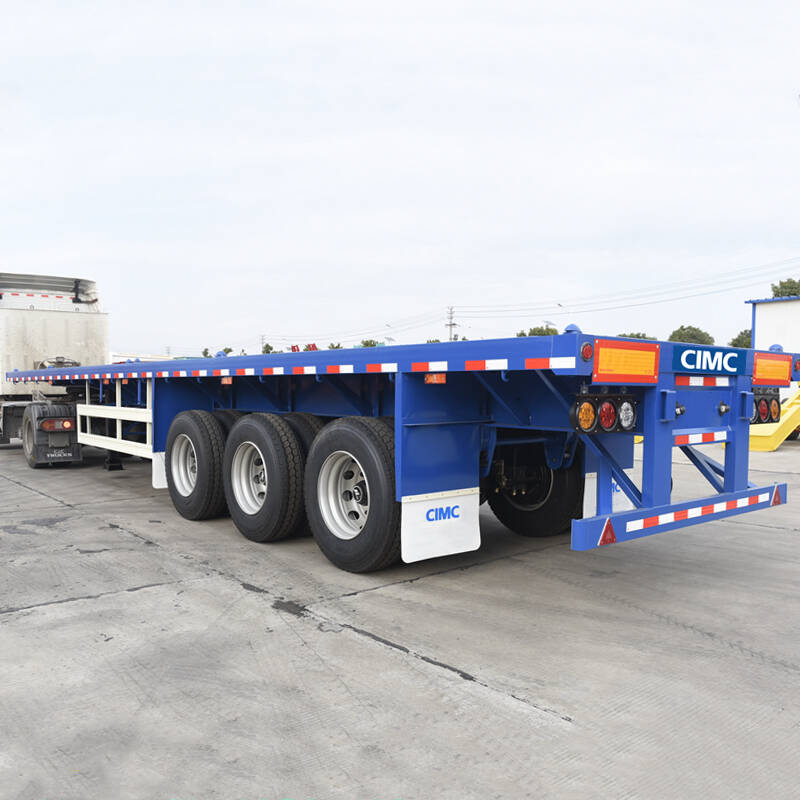 CIMC Tri Axle Flatbed Trailer