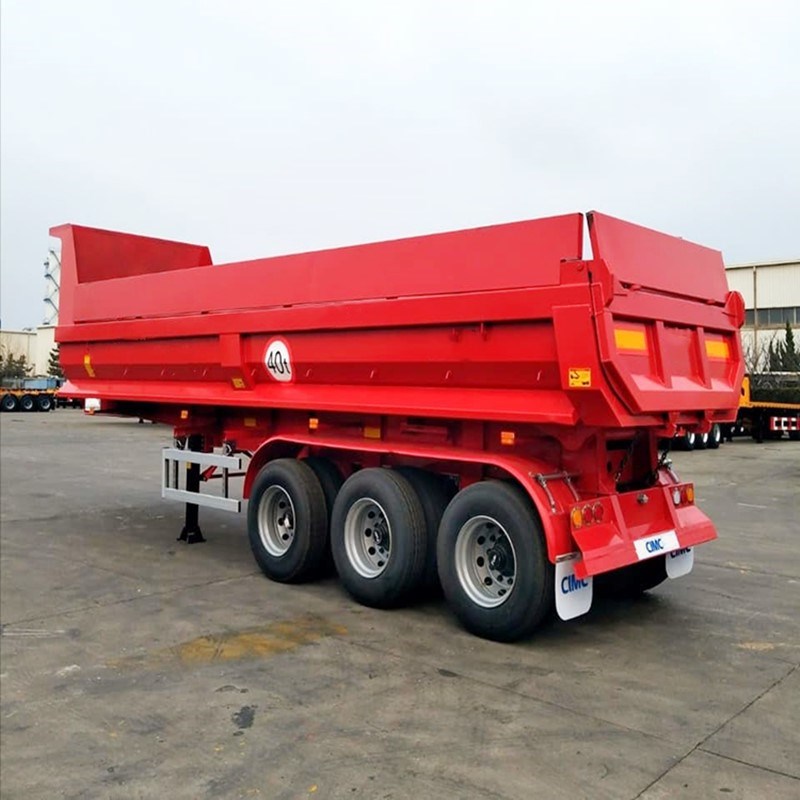 CIMC Tri Axle Semi Tipper Trailer