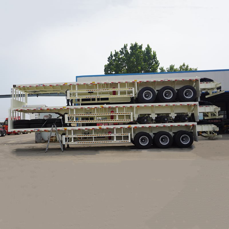 CIMC 3 Axle Flatbed Semi Trailer for Sale