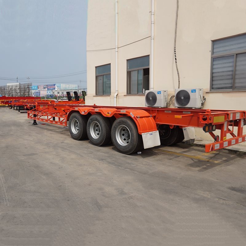 CIMC 3 Axle Skeleton Semi Trailer