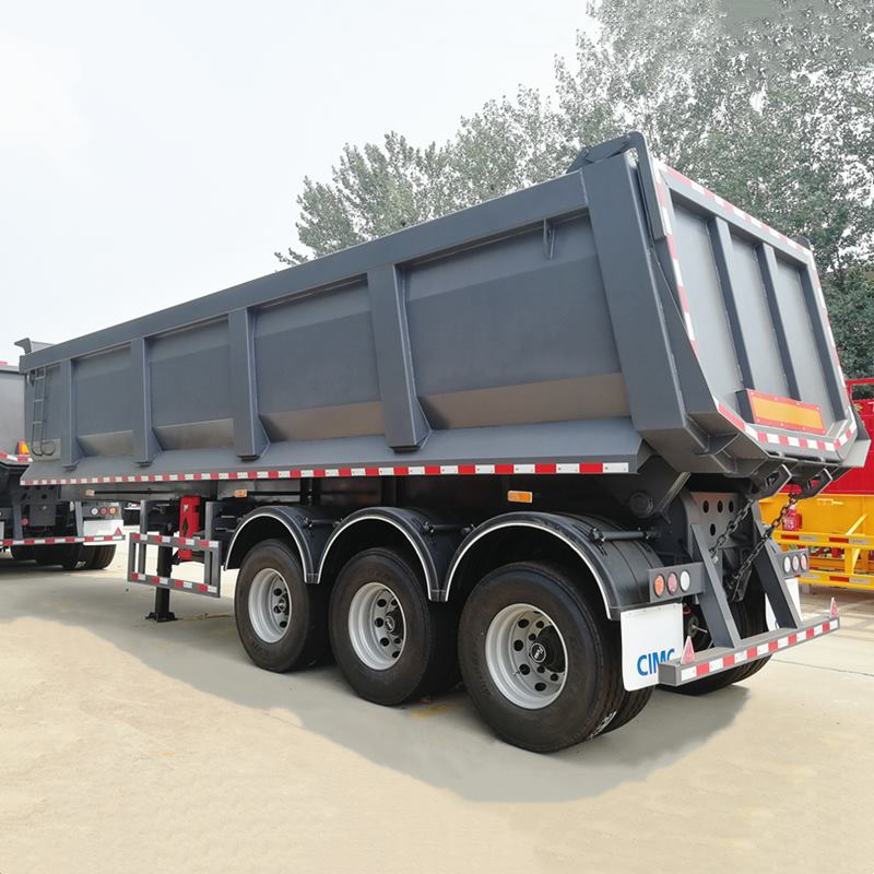CIMC 3 Axle U Shape Semi Trailer Tipper