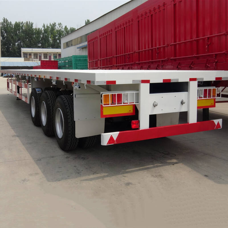 CIMC Tri Axle Flat Deck 40 Foot Flatbed Trailer