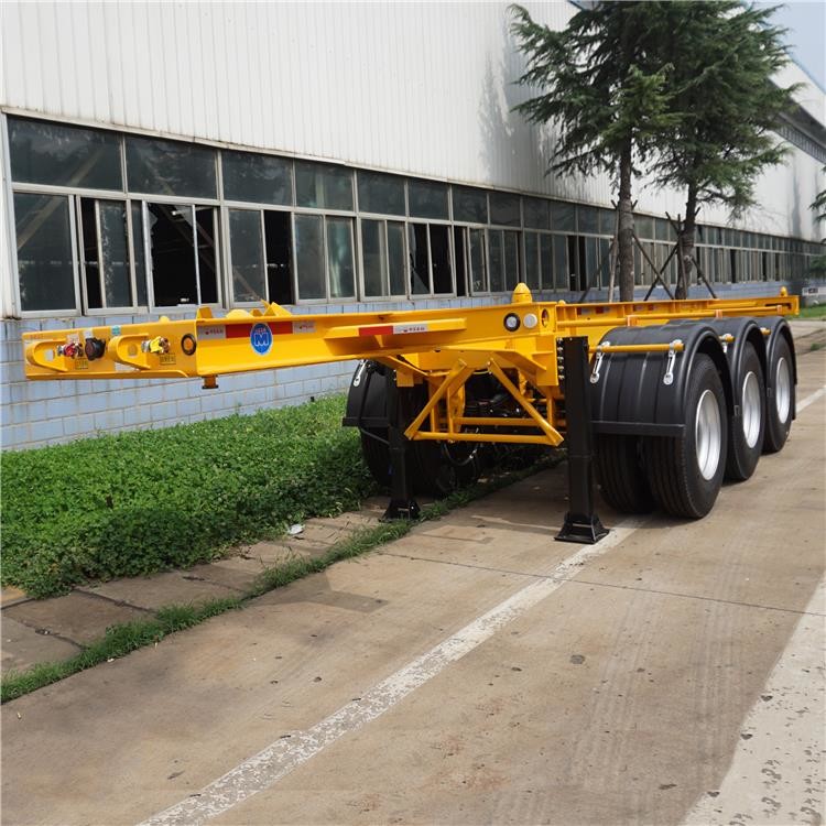 CIMC 3 Axle 20ft Skeleton Container Semi Trailer