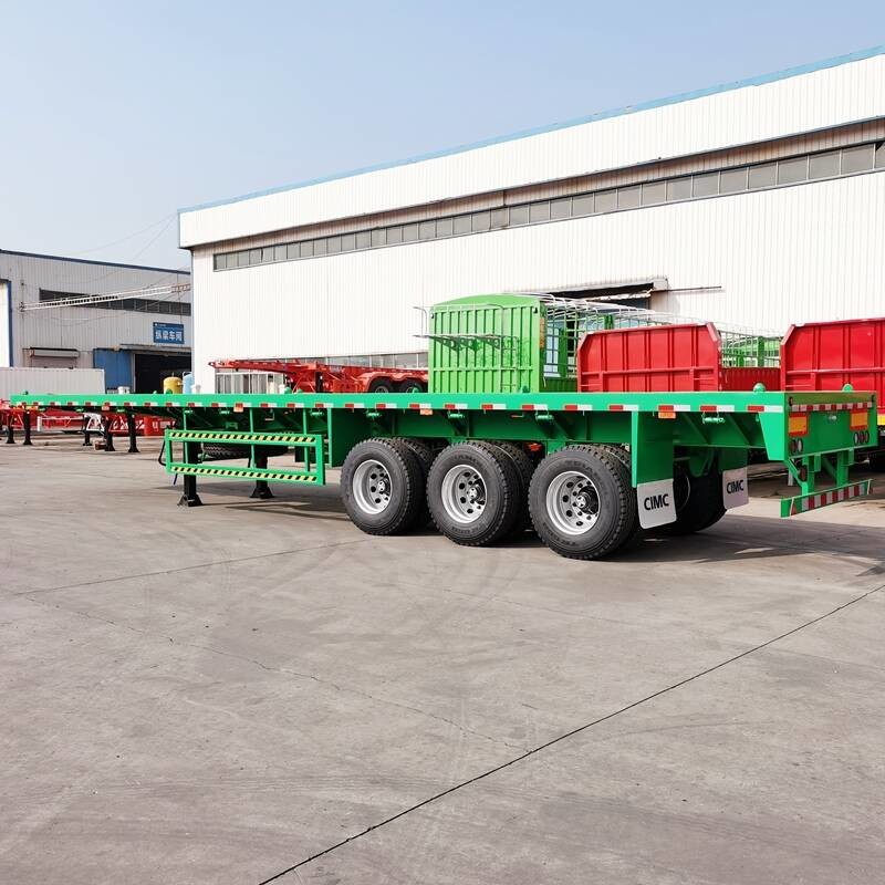 CIMC 40ft Tri Axle Flatbed Semi Trailer Manufacturer