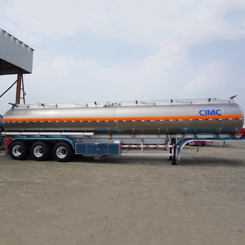 3 Axle 50000L Aluminum Tanker Trailer for Sale-CIMC Tanker Trailer