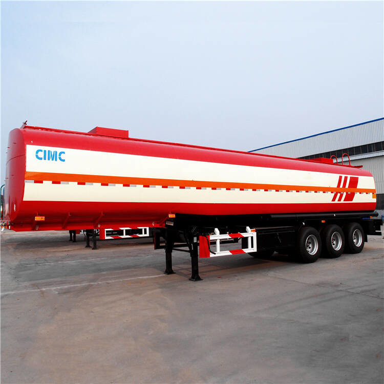 Tri Axle Oil Fuel Tanker Trailer for Sale in Kenya- CIMC Manufacturer