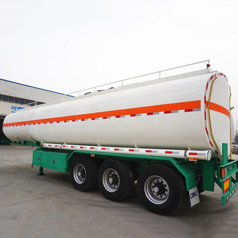 CIMC 3 Axle 50000 Liters Petroleum Fuel Tanker Trailers for Sale